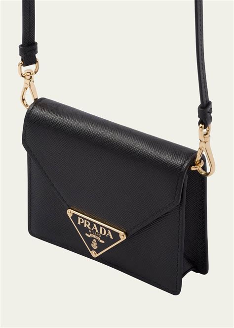 Prada Triangle Logo Cardholder 